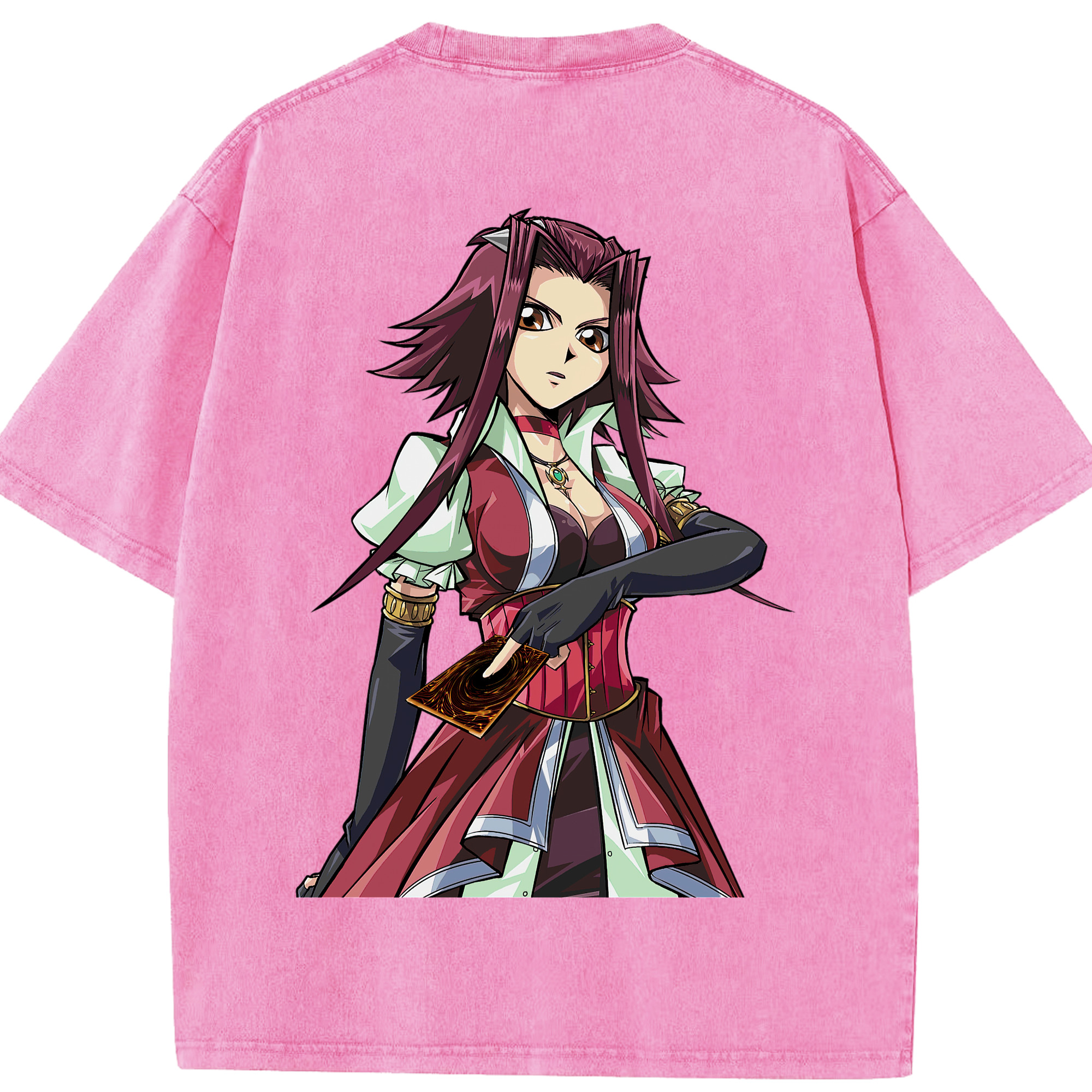 （画像用） 遊☆戯☆王 Yu-Gi-Oh! 綿100% ヴィンテージ風 半袖Tシャツ（背面プリント）